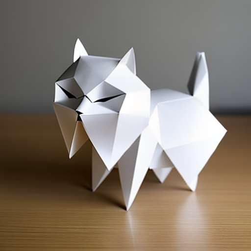 Cat kusudama origami midjourney prompt