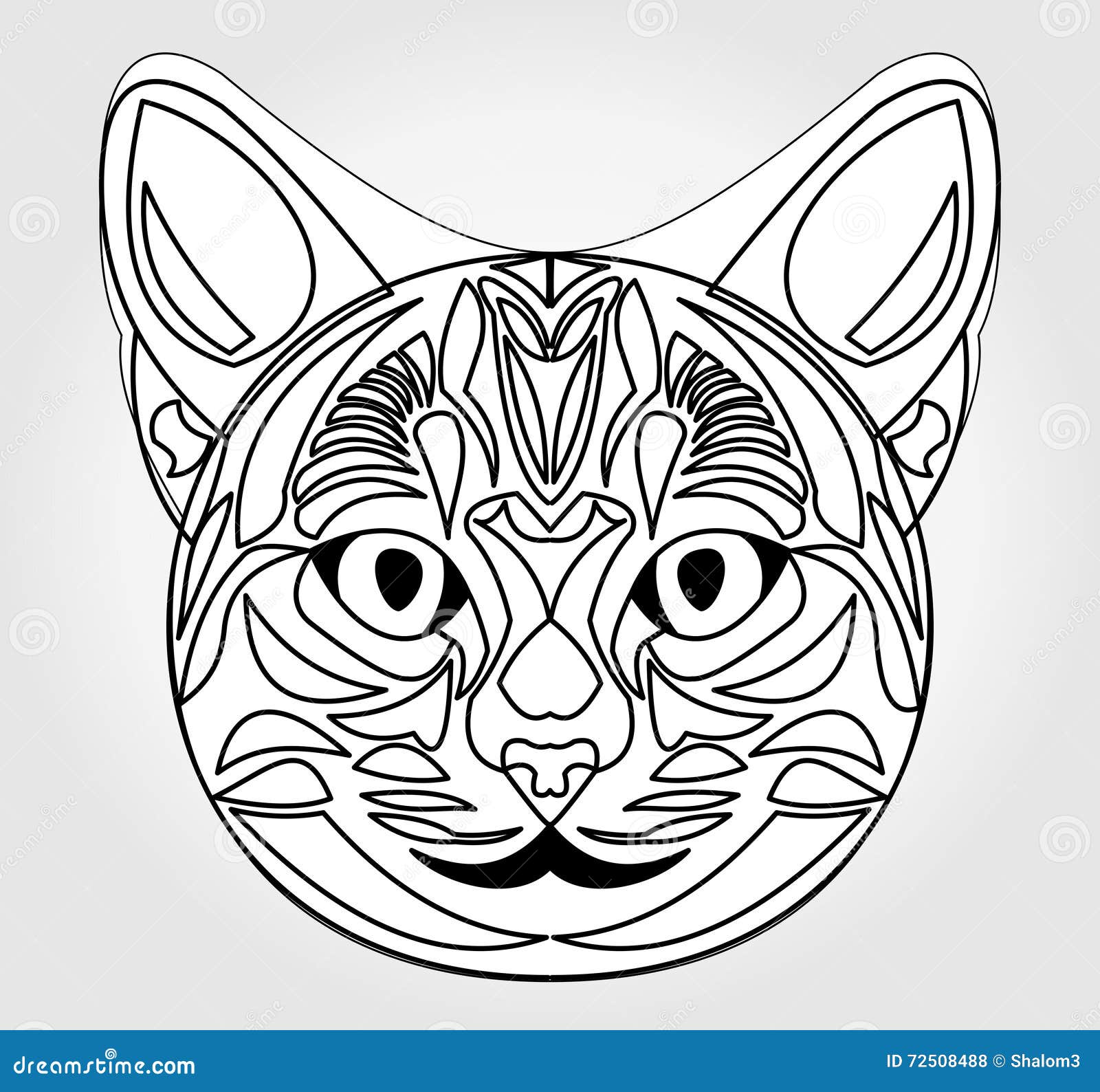 Cat drawing geometric stock illustrations â cat drawing geometric stock illustrations vectors clipart