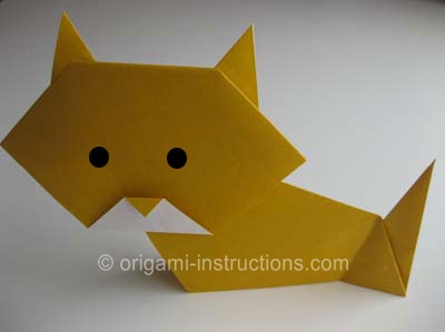 Origami folding instructions