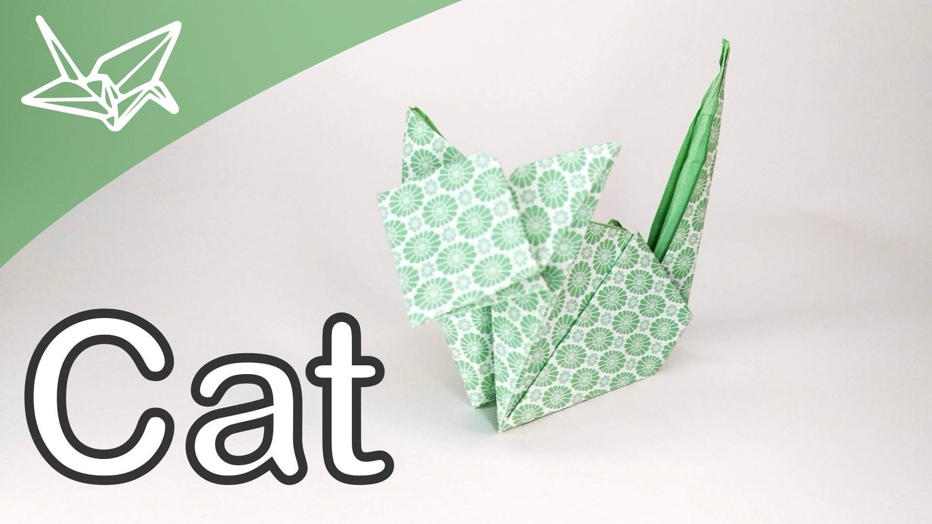 Origami cat steps with pictures