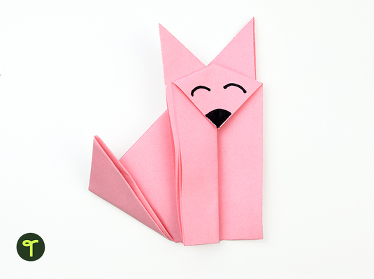 How to make an origami fox â step