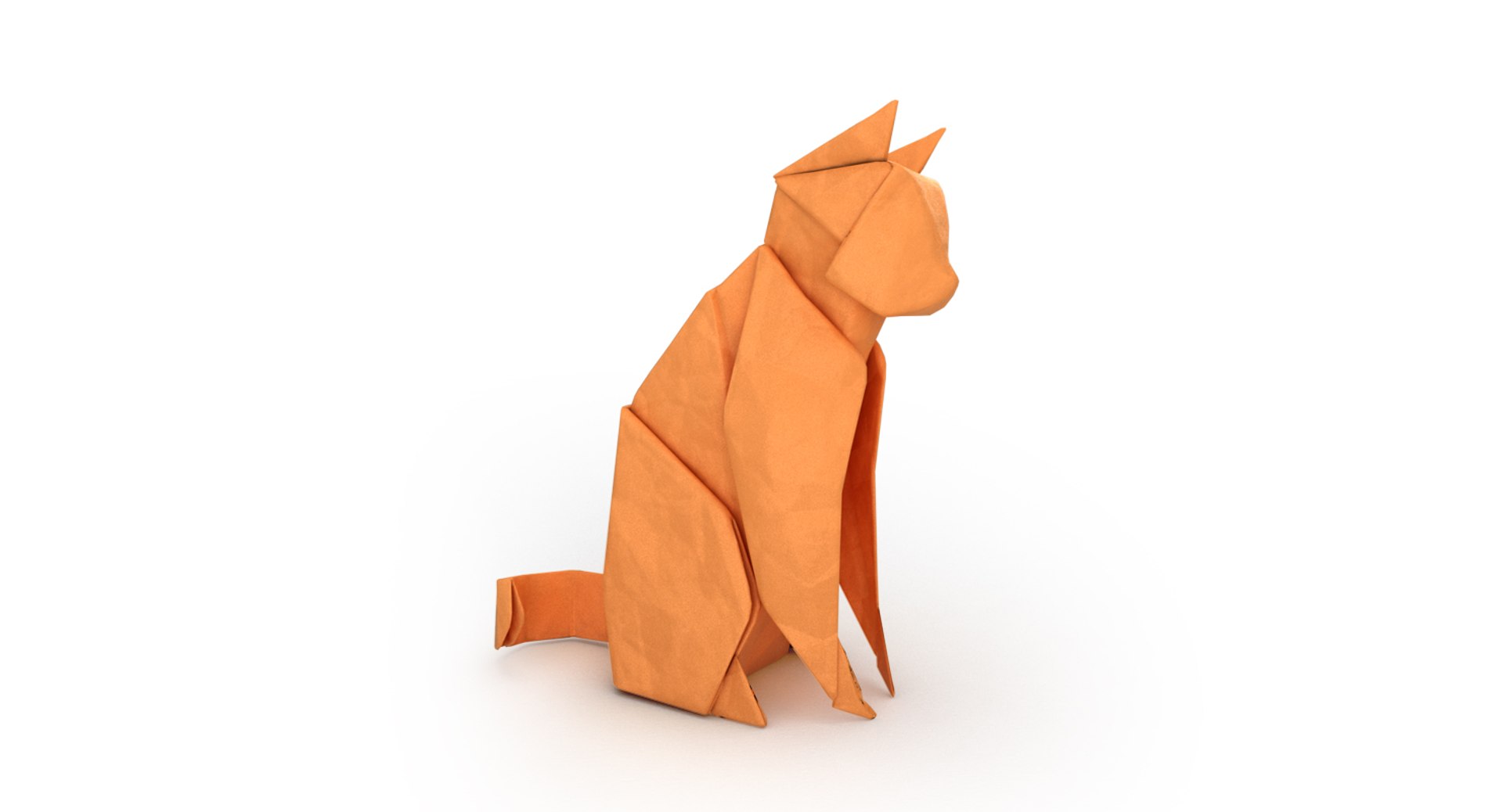 Origami cat d