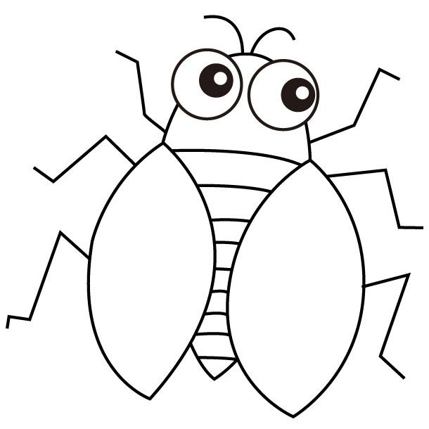 Cicada coloring pages