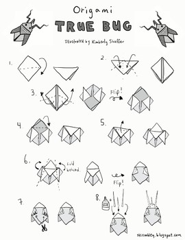 Origami activity page