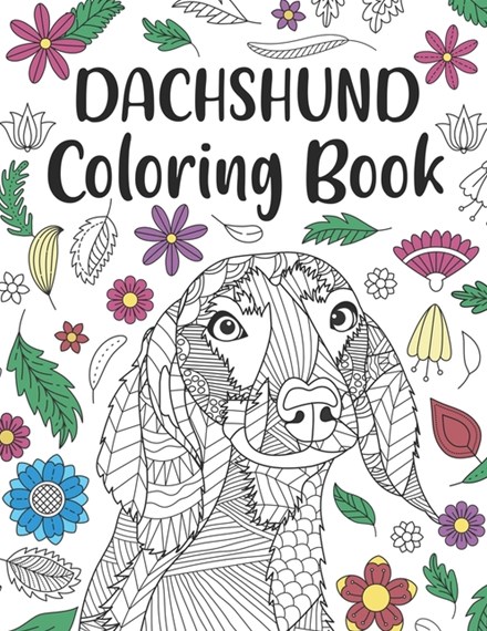 Dachshund coloring book by paperland publishing