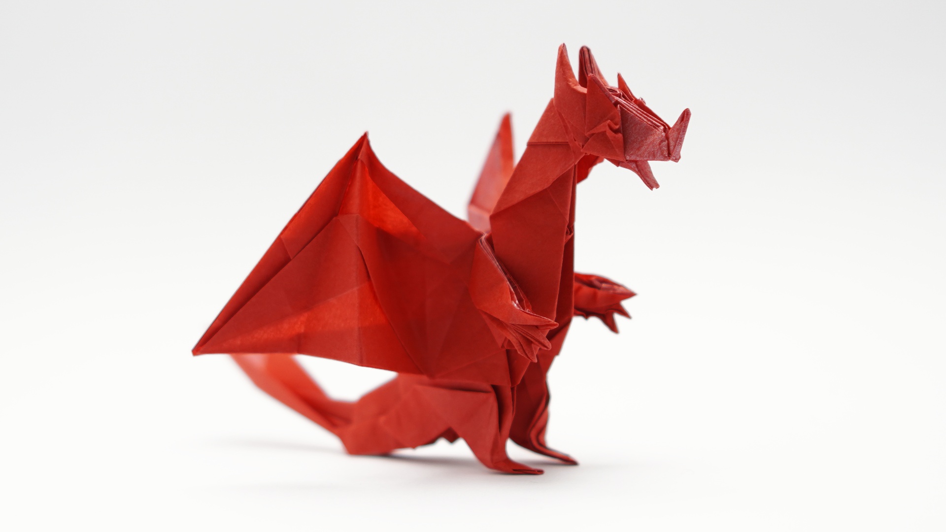 Origami devil dragon v