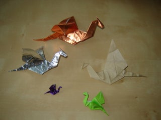 How to make an origami dragon steps