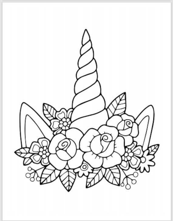 Printable unicorn coloring pages pages