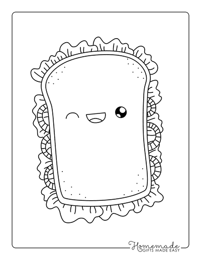 Food coloring pages for kids adults