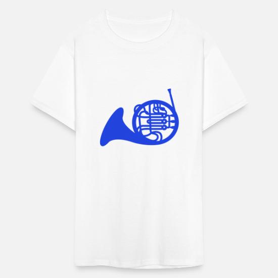 Blue french horn