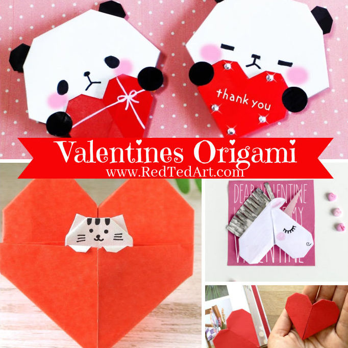 Adorable valentines origami projects for kids of all ages