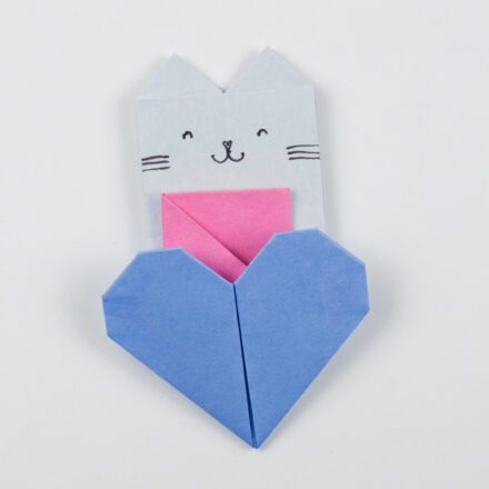 Origami hearts