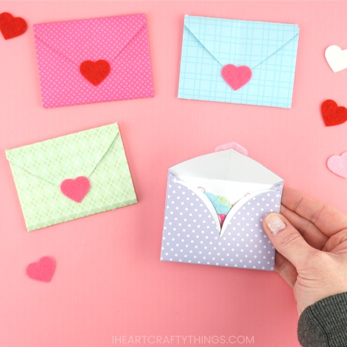 How to make a heart envelope