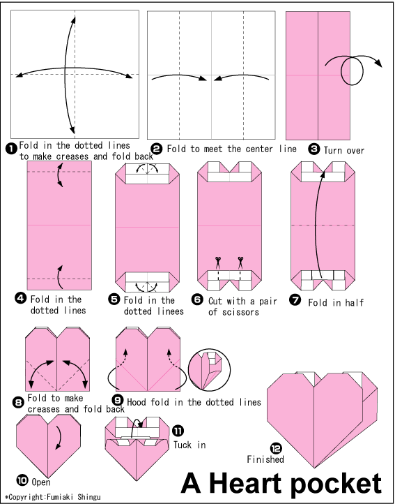 A heart pocket