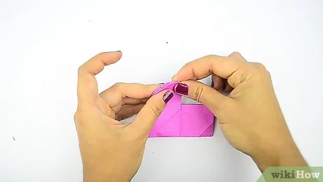 How to fold a paper heart step