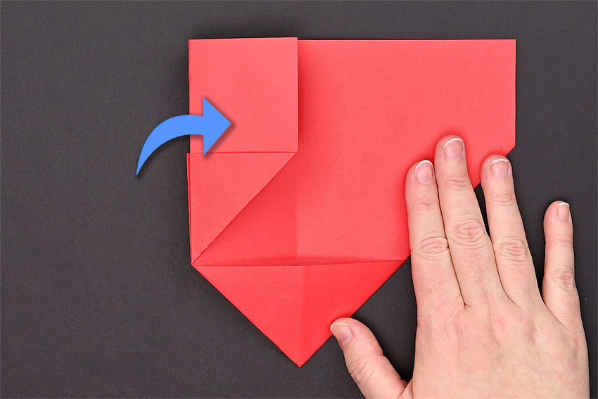 How to make a paper heart easy folded origami heart