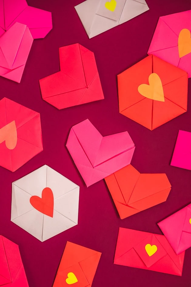 Three ways to fold love letters