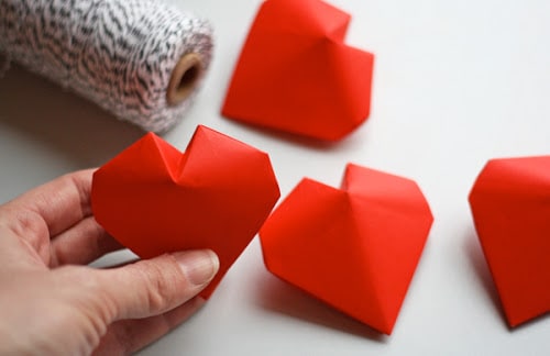 Fantastic valentine origami crafts