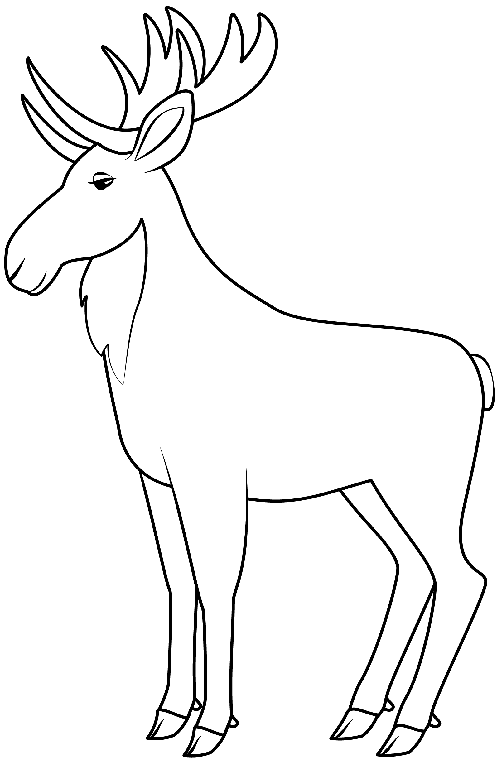 Moose printable template free printable papercraft templates