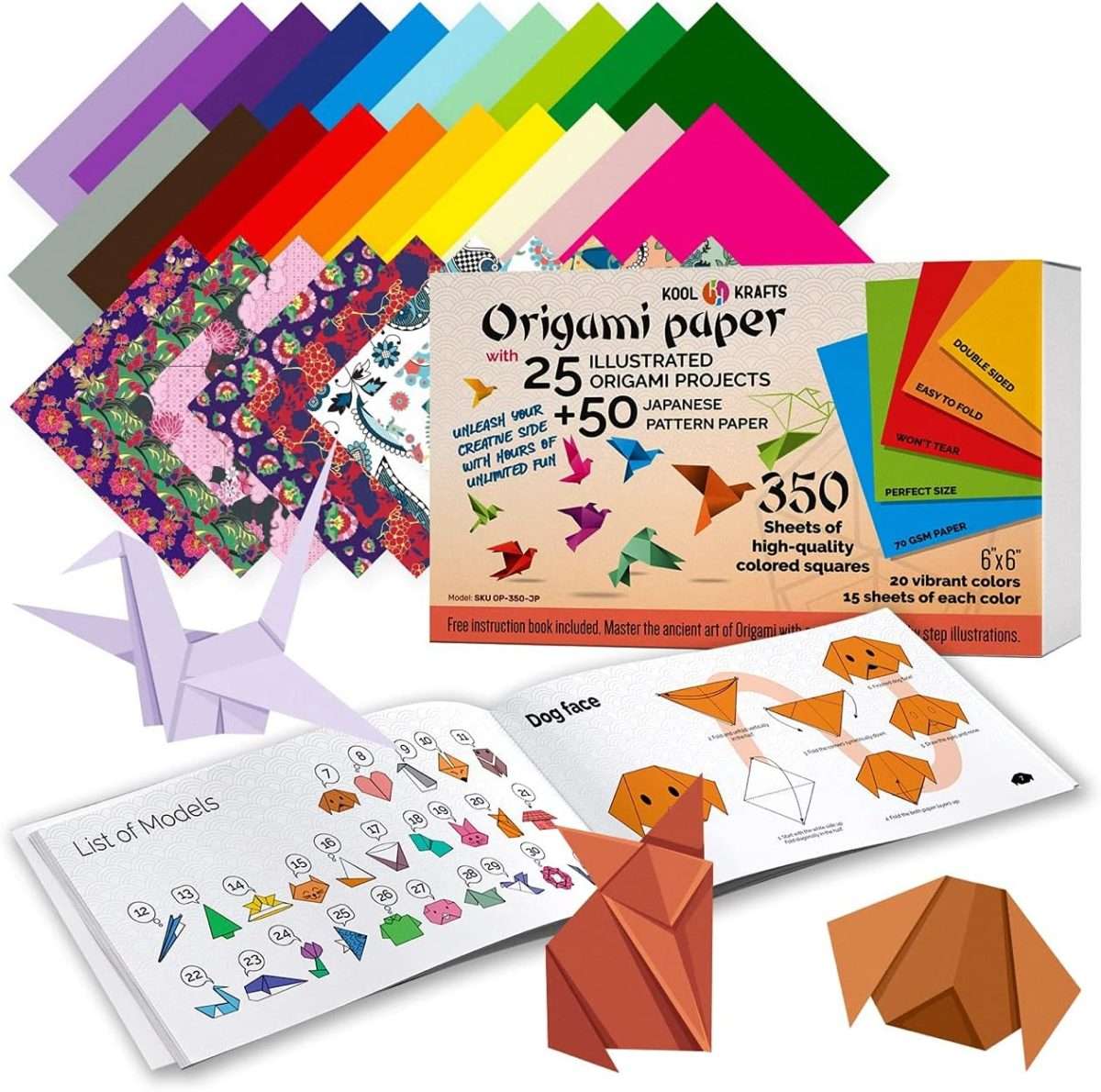 Origami paper origami paper kit set includes