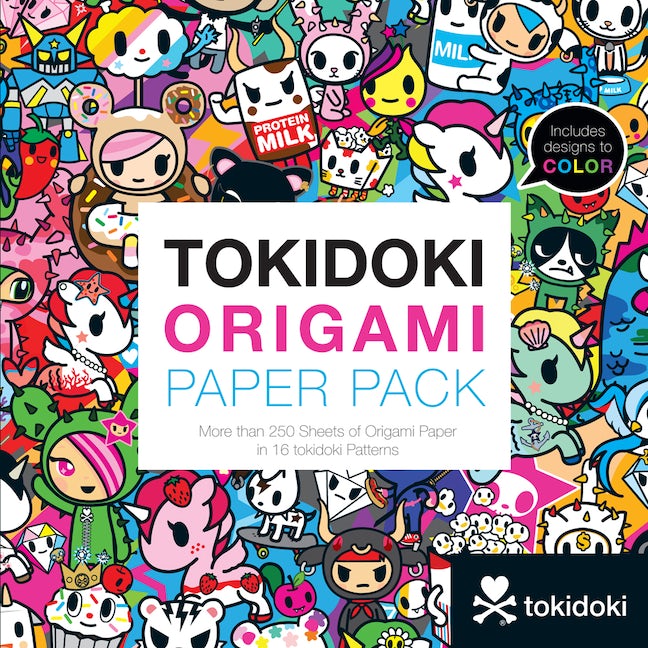 Tokidoki origami paper pack by tokidoki