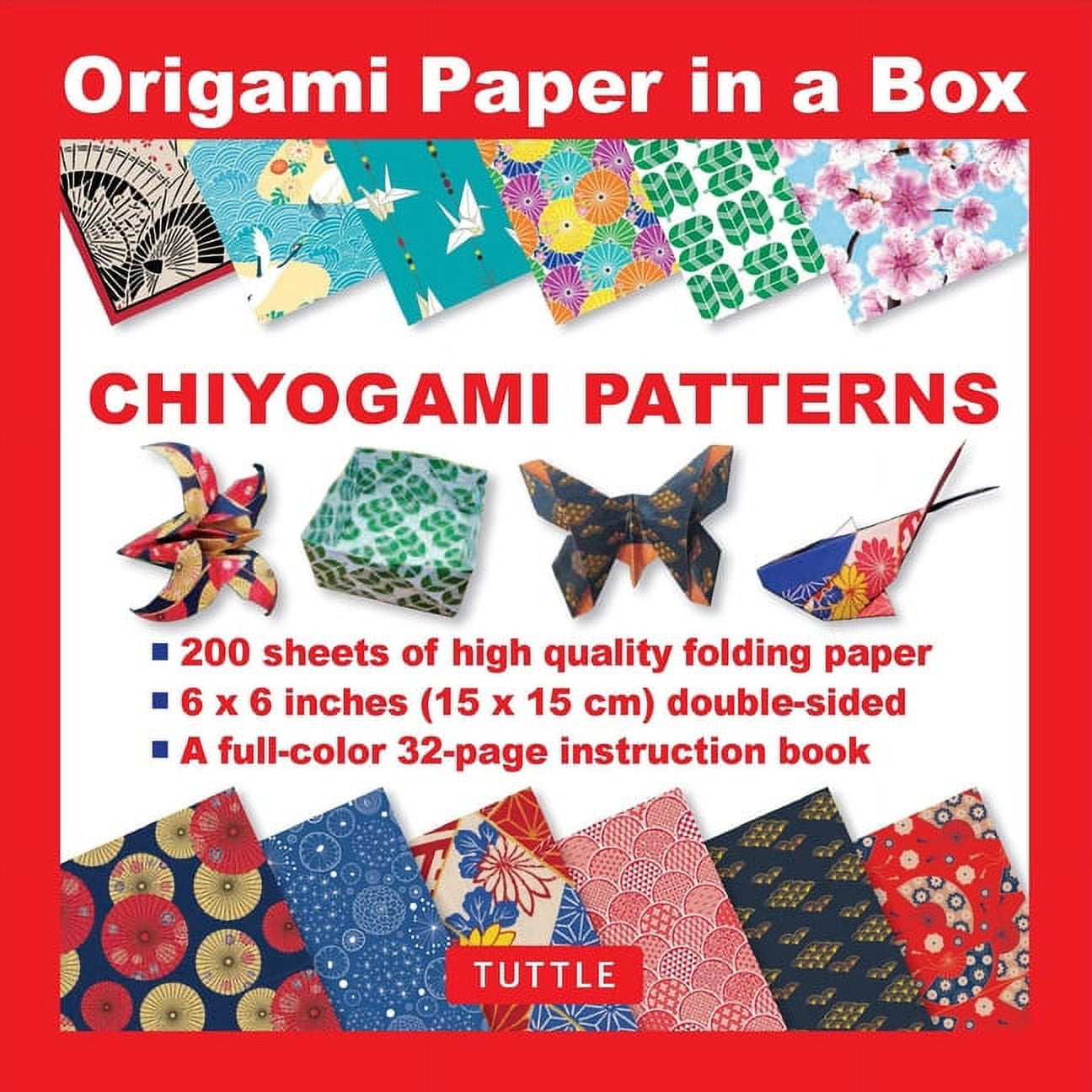 Origami paper in a box