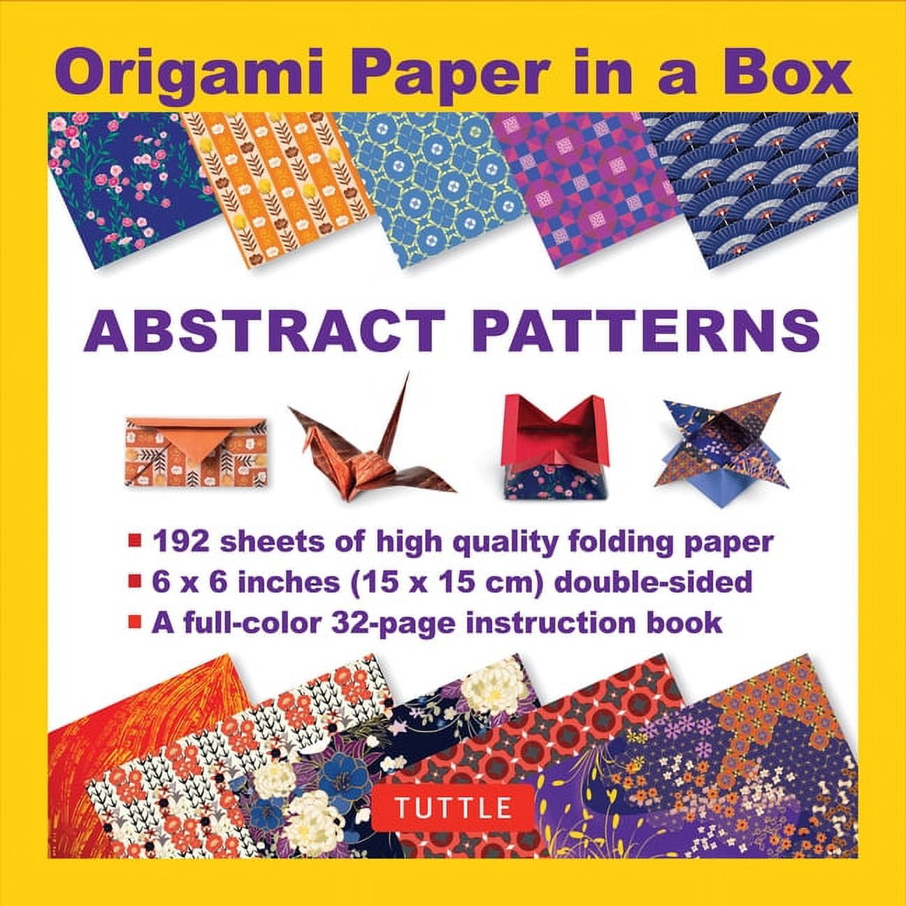 Origami paper in a box