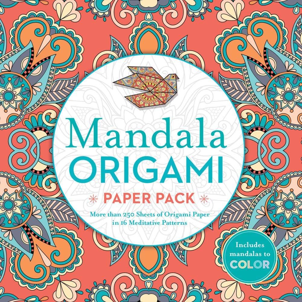 Mandala origami paper pack more than sheets of origami paper in meditative patterns union square co union square co arts crafts sewing