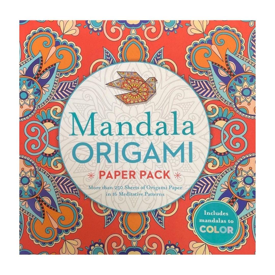 Mandala origami paper pack sheets patterns