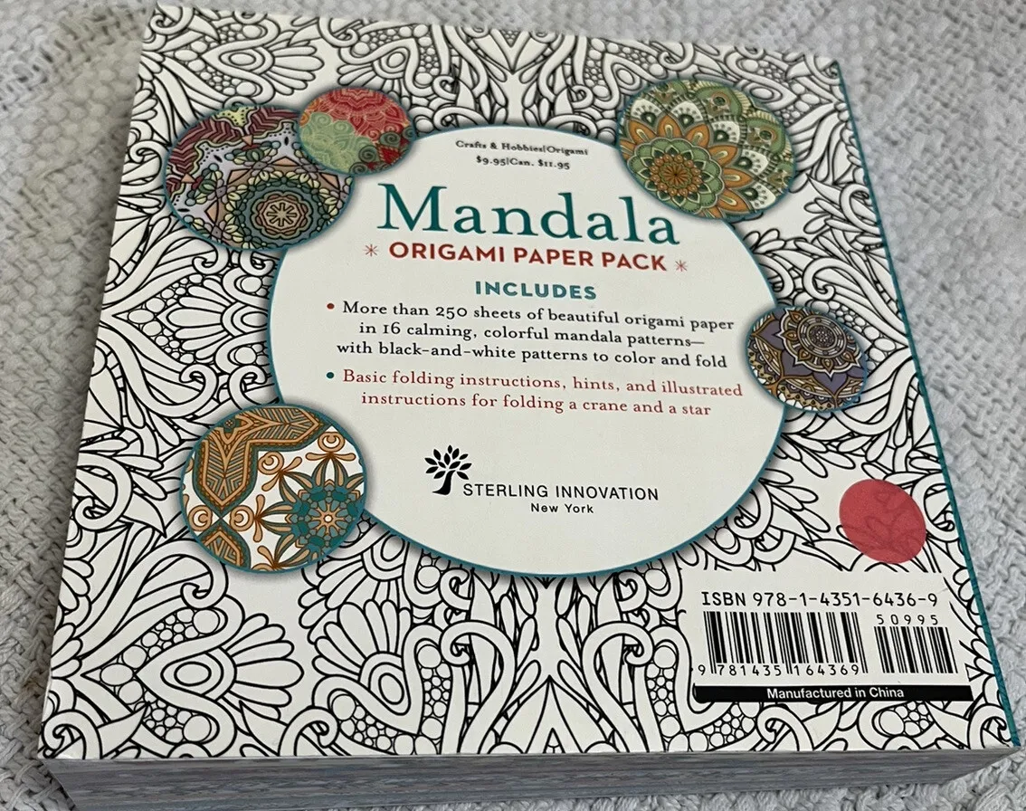 New sterling innovation mandala origami paper pack more than amazing value