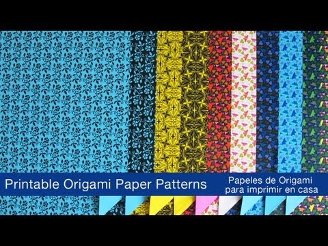 Printable origami paper patterns â leyla torres â origami spirit