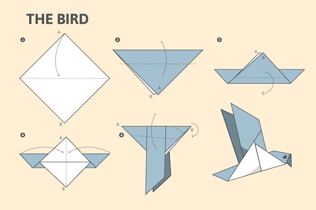 Origami instruction images