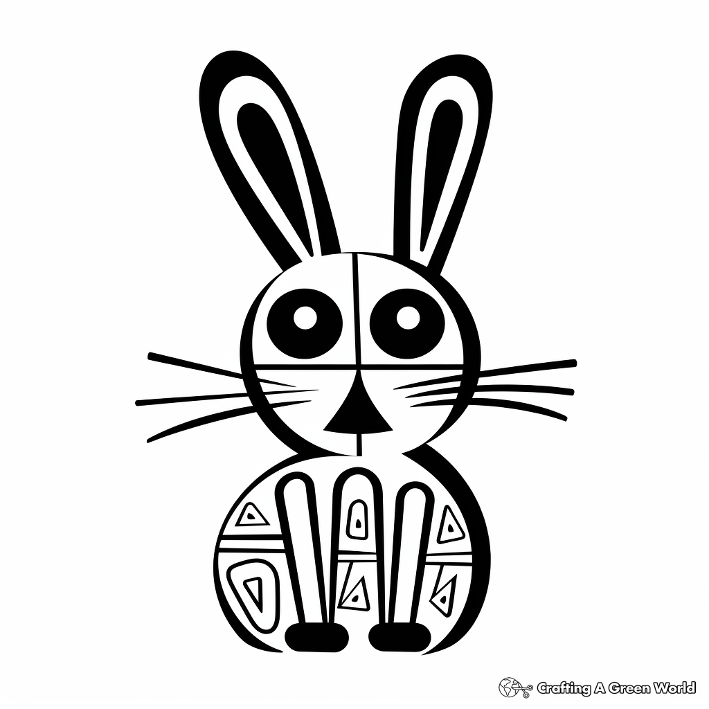 Year of the rabbit coloring pages