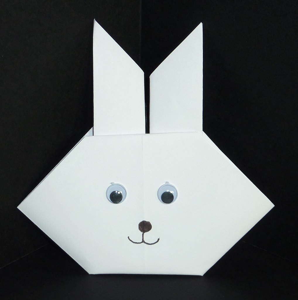 Origami bunny rabbit references origami rabbit face foldiâ