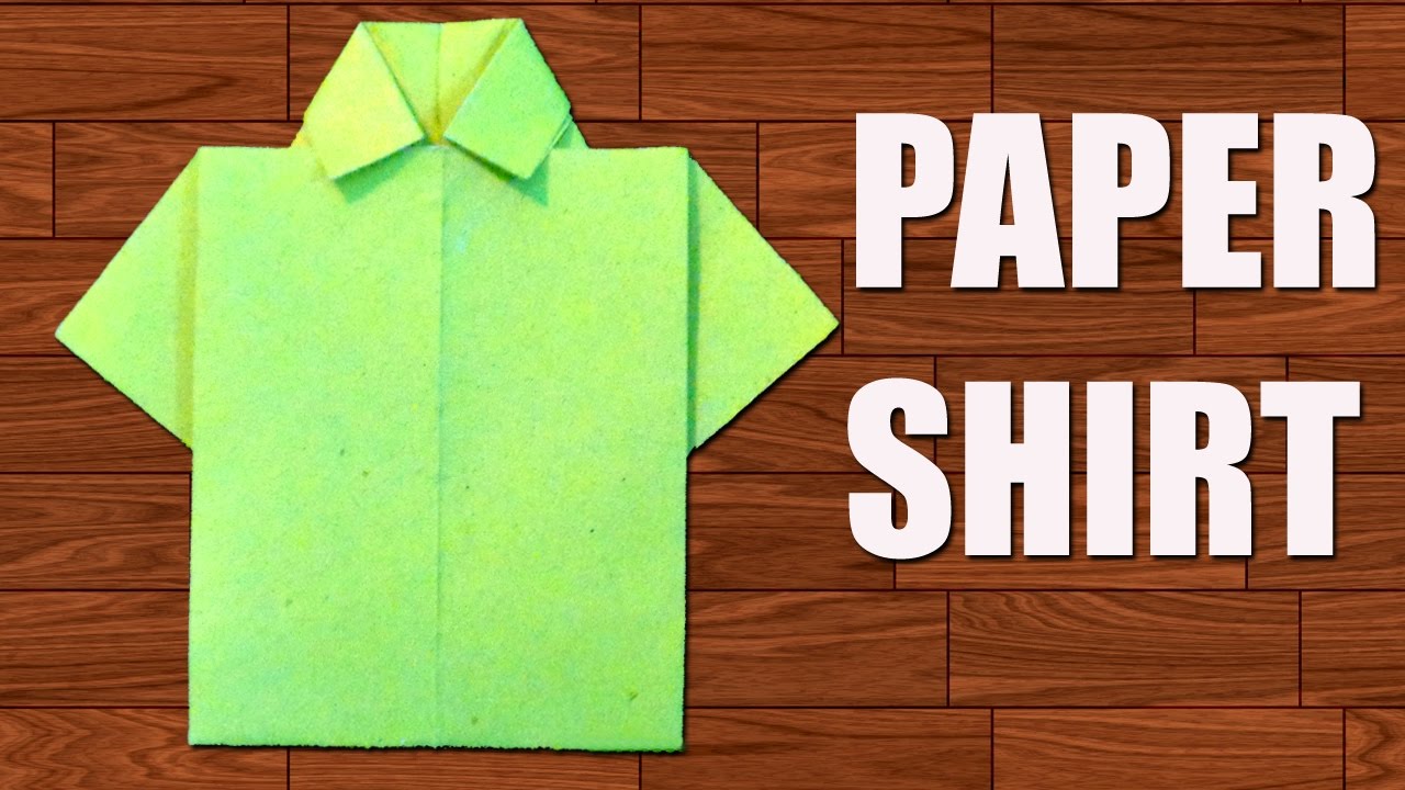 How to make paper shirt