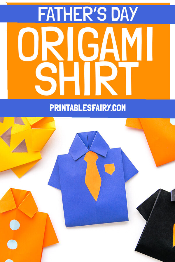 How to fold an origami shirt
