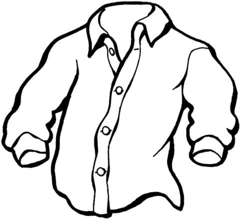 Shirt coloring page free printable coloring pages