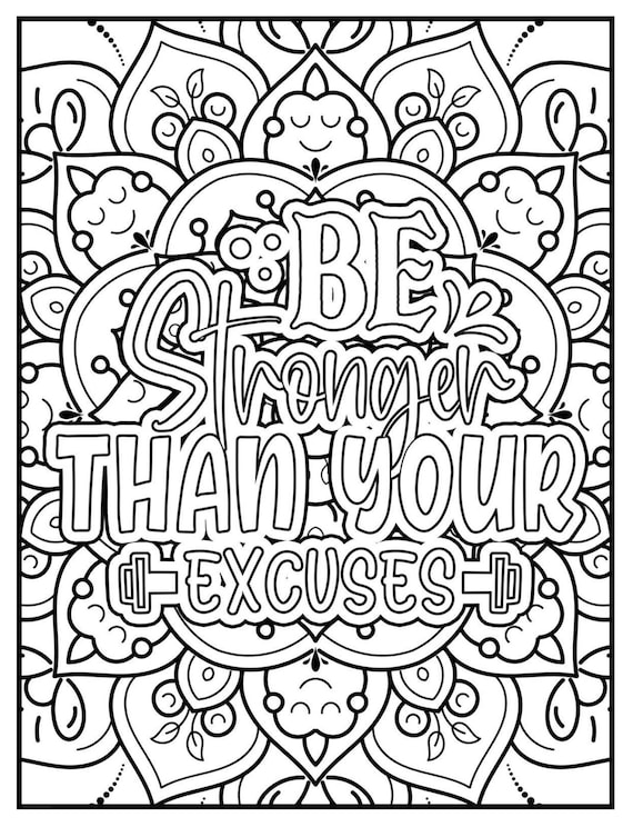 Motivational coloring pages volume