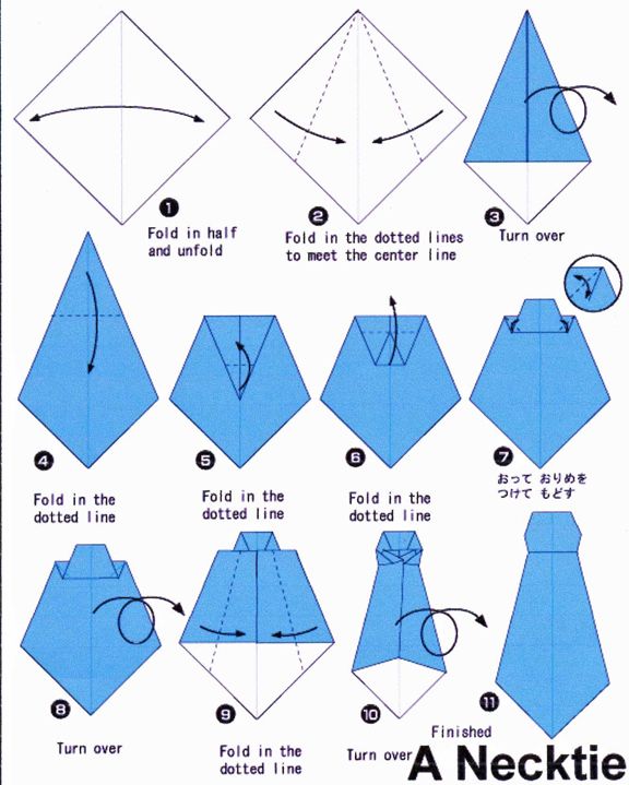 Card craze origami shirt and tie origami tie origami shirt origami tutorial