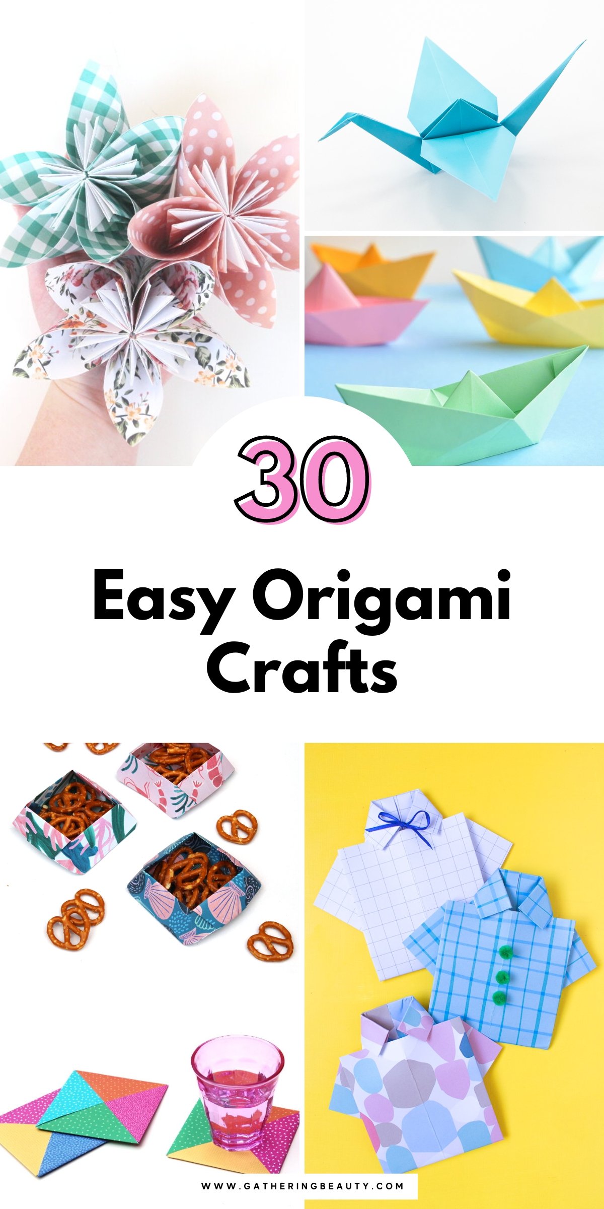 Easy origami crafts â gathering beauty