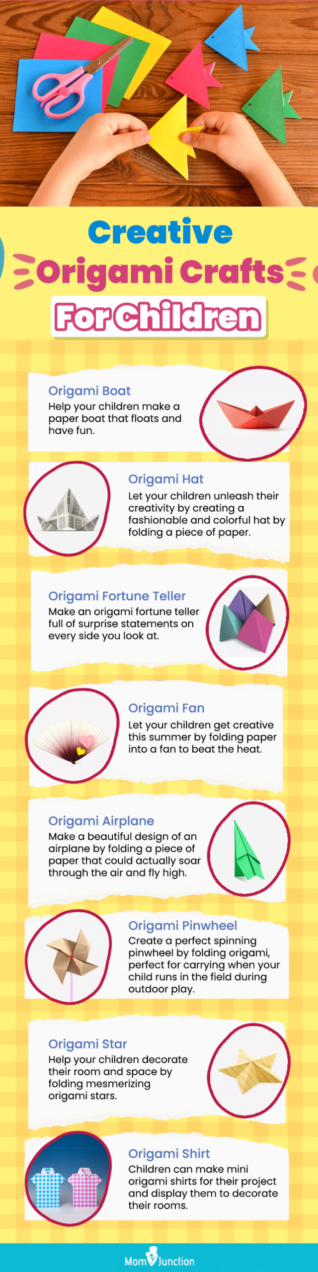 Easy yet beautiful origami paper crafts for kids