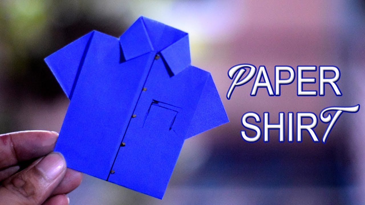How to make paper shirt