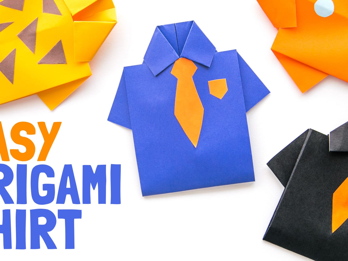 How to fold an origami shirt