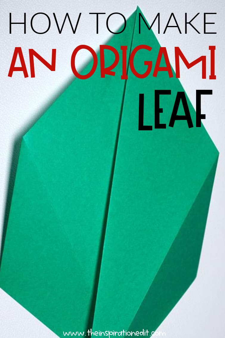 Step easy origami leaf