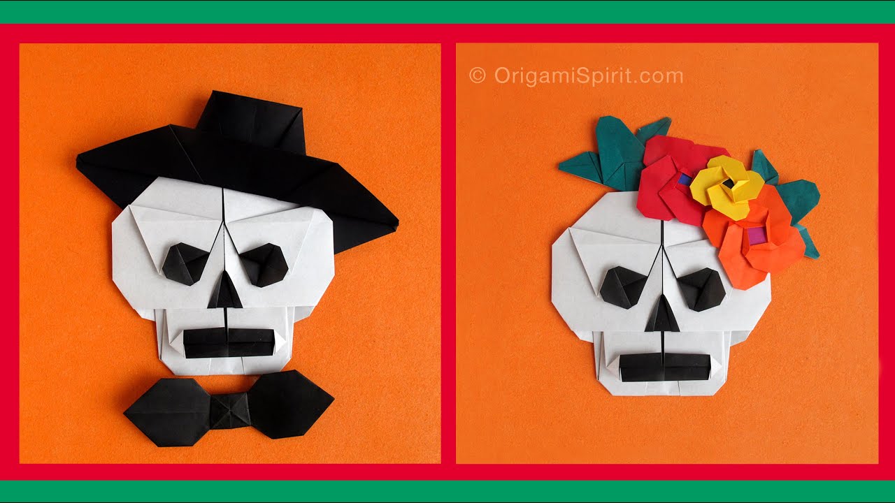 How to make an origami skull â leyla torres â origami spirit