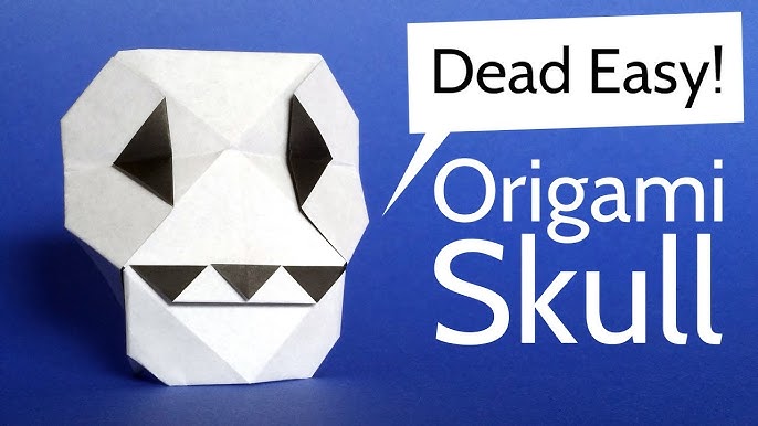 Origami skull