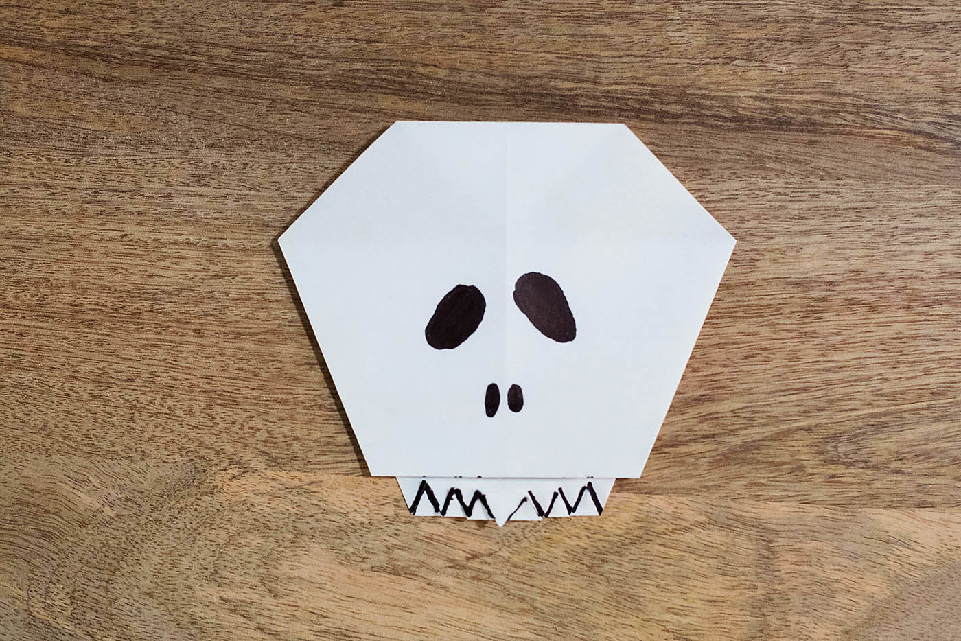 Easy origami skull â all for the boys