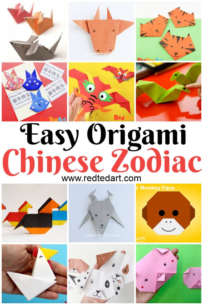 Easy chinese zodiac animal origami projects