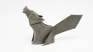 Origami wolf