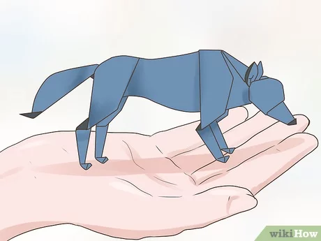 How to make an origami wolf with pictures